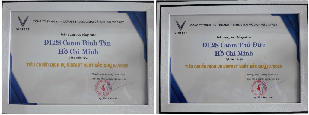 xưởng dịch vụ vinfast caron